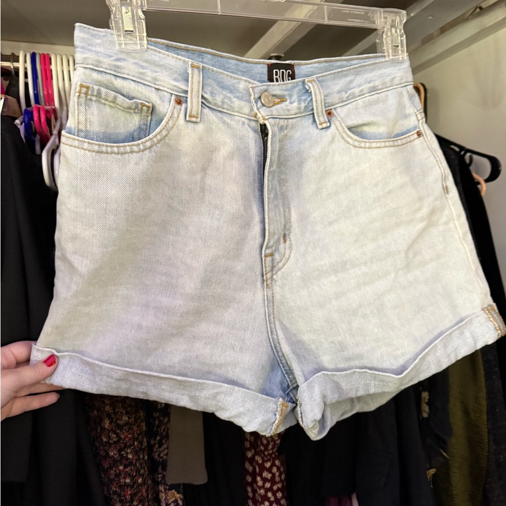 BDG Light Wash Jean Shorts